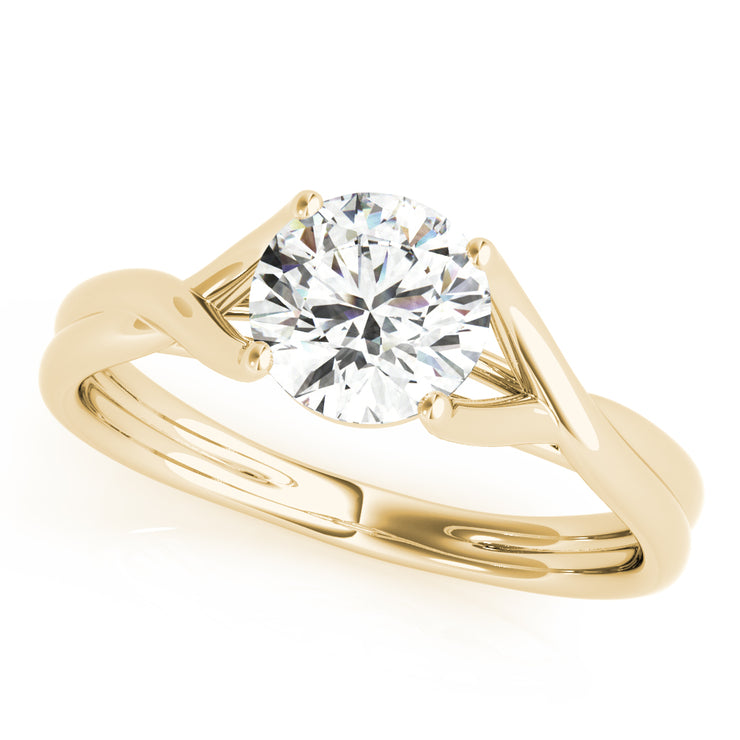 14K Yellow Gold 1 ct tw Solitaire Diamond Engagement Ring