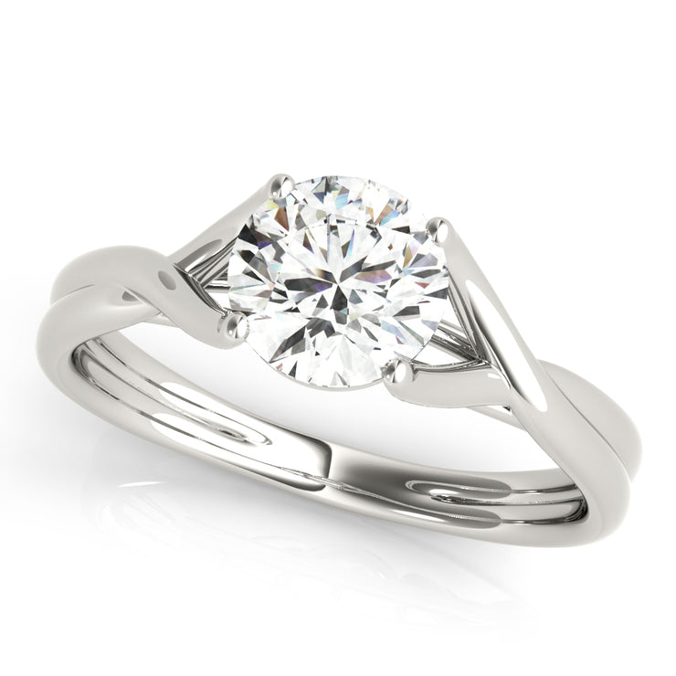Platinum 1 ct tw Solitaire Diamond Engagement Ring