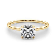 14K Yellow Gold 1 ct tw Solitaire Diamond Engagement Ring