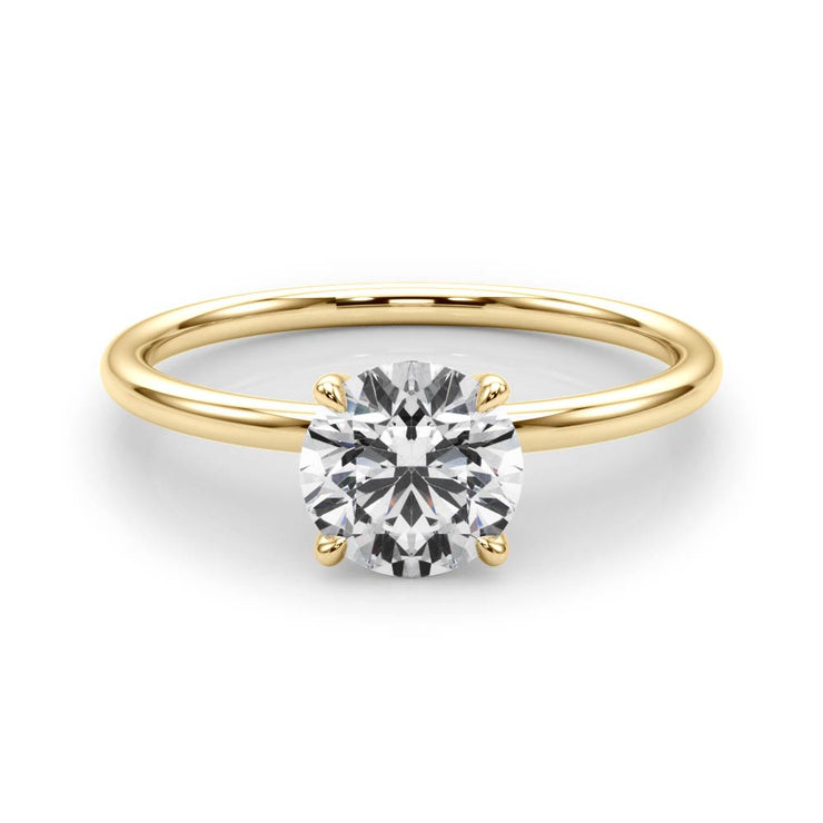 14K Yellow Gold 1 ct tw Solitaire Diamond Engagement Ring