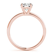 18K Rose Gold 1 ct tw Solitaire Diamond Engagement Ring