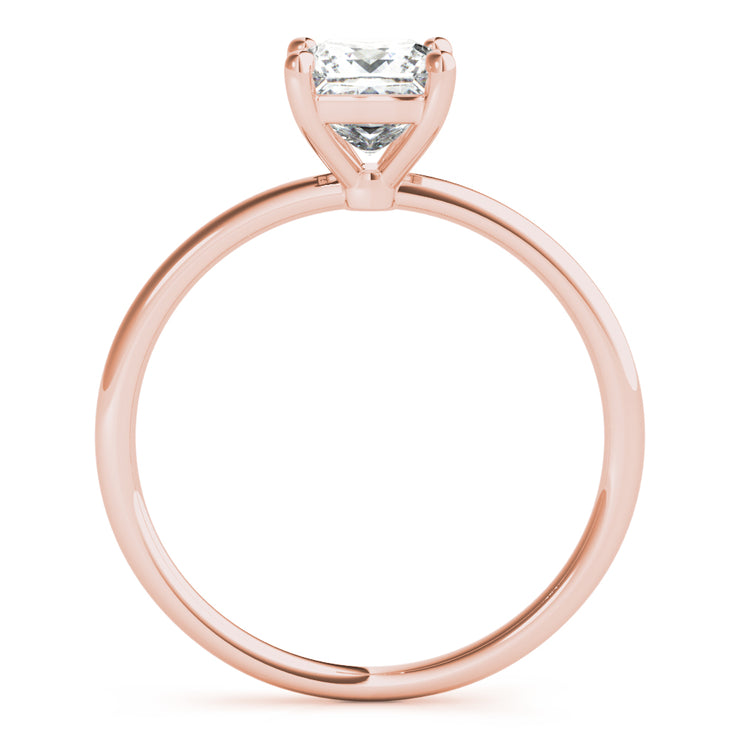 14K Rose Gold 5/8 ct tw Solitaire Diamond Engagement Ring