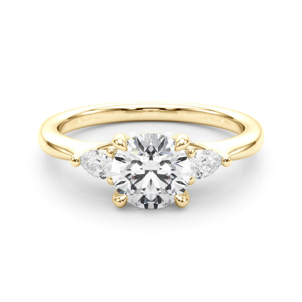 14K Yellow Gold 7/8 ct tw New Style Diamond Engagement Ring