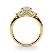 14K Yellow Gold 7/8 ct tw New Style Diamond Engagement Ring