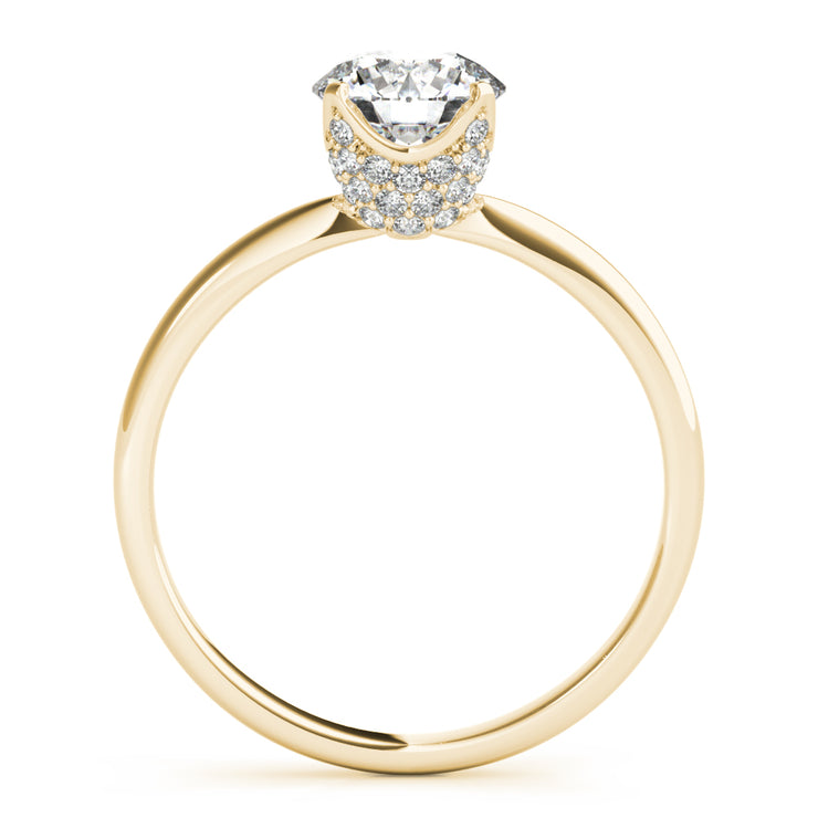 18K Yellow Gold 1 1/4 ct tw Solitaire Diamond Engagement Ring