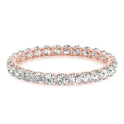 14K Rose Gold 3/4 ct tw Diamond Wedding Ring