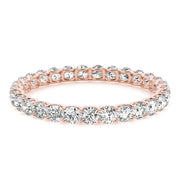 14K Rose Gold 3/4 ct tw Diamond Wedding Ring