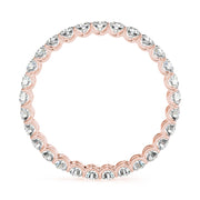 14K Rose Gold 3/4 ct tw Diamond Wedding Ring