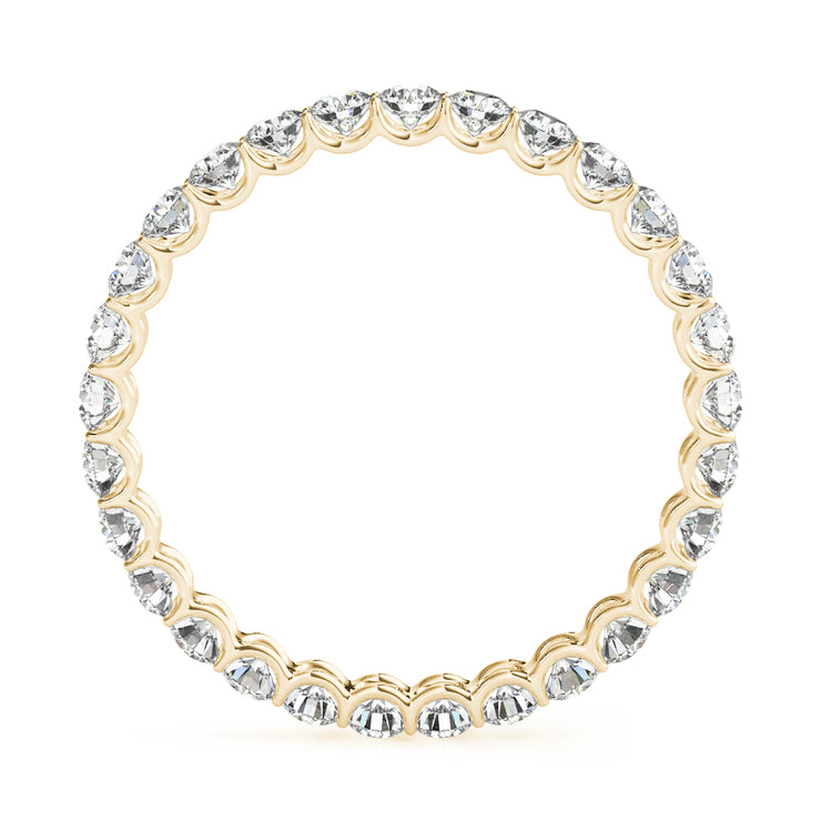 18K Yellow Gold 3/4 ct tw Diamond Wedding Ring