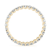 14K Yellow Gold 3/4 ct tw Diamond Wedding Ring