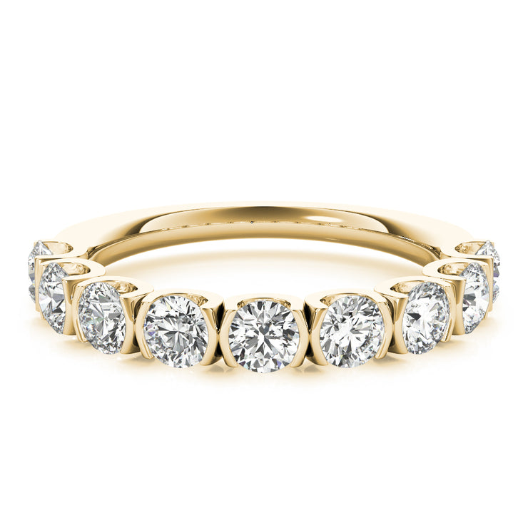 14K Yellow Gold 3/4 ct tw Diamond Wedding Ring