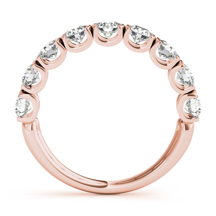 14K Rose Gold 3/4 ct tw Diamond Wedding Ring