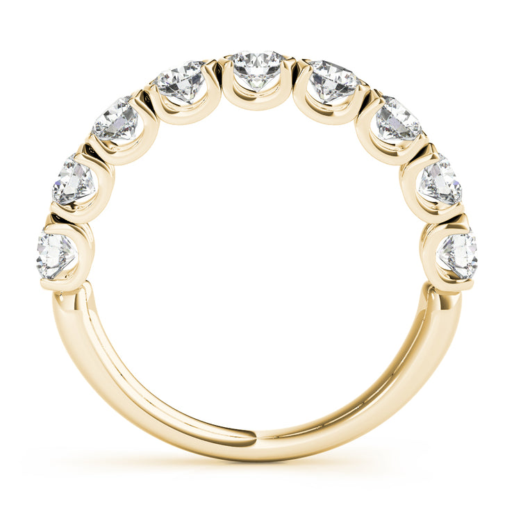 18K Yellow Gold 3/4 ct tw Diamond Wedding Ring