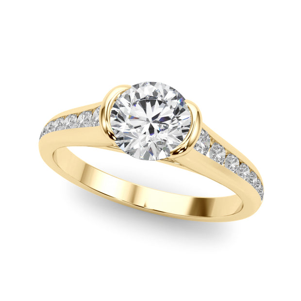 18K Yellow Gold 7/8 ct tw New Style Diamond Engagement Ring