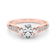 18K Rose Gold 7/8 ct tw New Style Diamond Engagement Ring