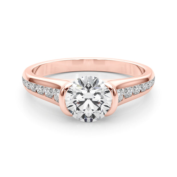 18K Rose Gold 7/8 ct tw New Style Diamond Engagement Ring
