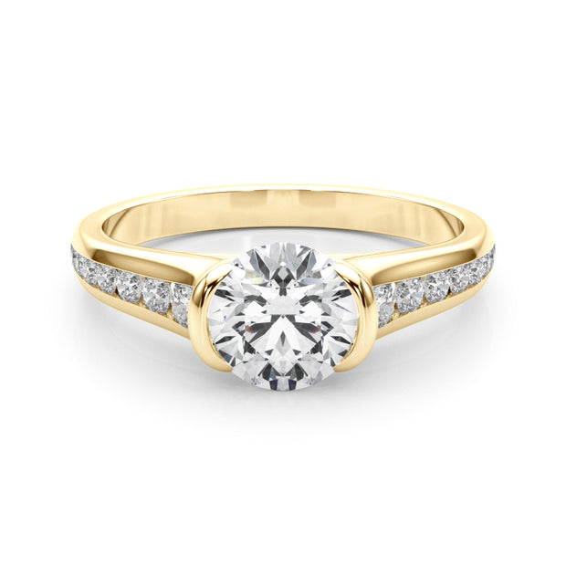 18K Yellow Gold 7/8 ct tw New Style Diamond Engagement Ring