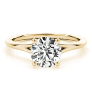 14K Yellow Gold 1 ct tw Solitaire Diamond Engagement Ring