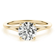 14K Yellow Gold 1 ct tw Solitaire Diamond Engagement Ring