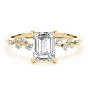 14K Yellow Gold 1/2 ct tw Fashion Diamond Engagement Ring