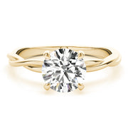 18K Yellow Gold 1 ct tw Solitaire Diamond Engagement Ring