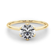 18K Yellow Gold 1 ct tw Solitaire Diamond Engagement Ring