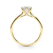 18K Yellow Gold 1 ct tw Solitaire Diamond Engagement Ring