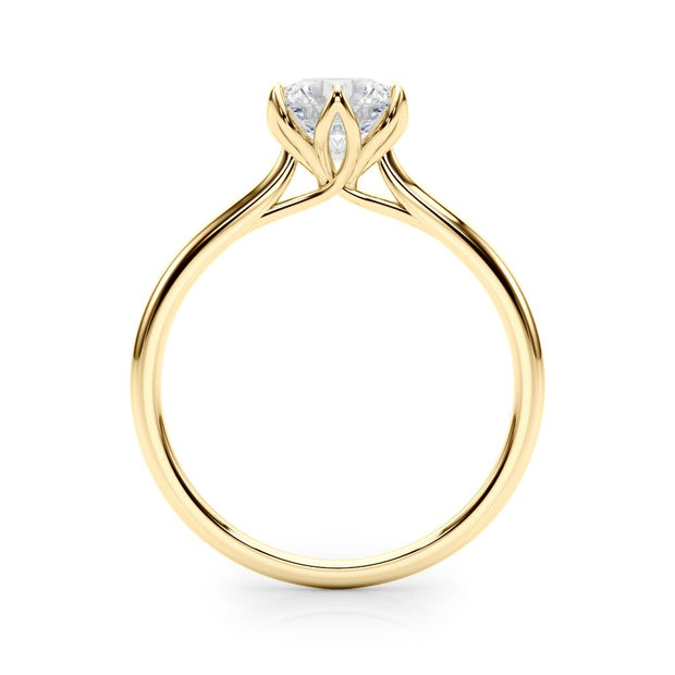 18K Yellow Gold 1 ct tw Solitaire Diamond Engagement Ring