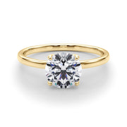 14K Yellow Gold 1 ct tw Solitaire Diamond Engagement Ring
