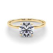 18K Yellow Gold 1 ct tw Solitaire Diamond Engagement Ring