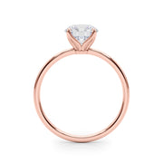 18K Rose Gold 1 ct tw Solitaire Diamond Engagement Ring