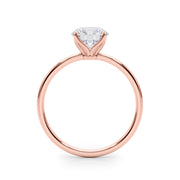 18K Rose Gold 1 ct tw Solitaire Diamond Engagement Ring