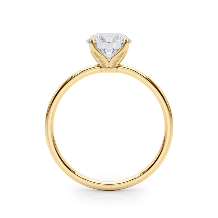 18K Yellow Gold 1 ct tw Solitaire Diamond Engagement Ring