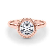 14K Rose Gold 1 ct tw Solitaire Diamond Engagement Ring