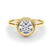 18K Yellow Gold 1 ct tw Solitaire Diamond Engagement Ring