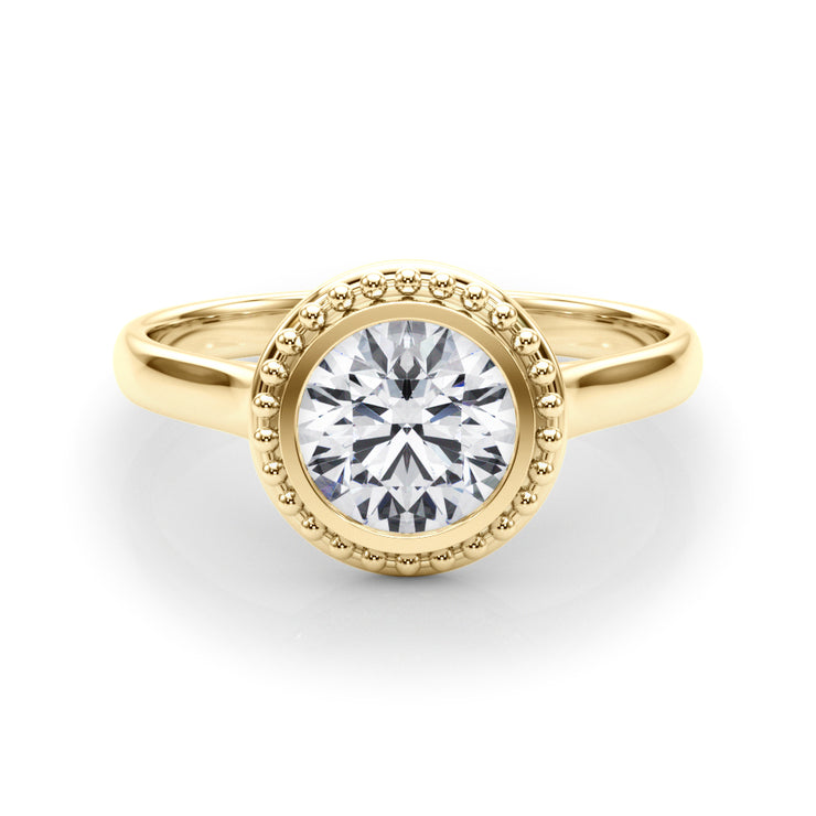 18K Yellow Gold 1 ct tw Solitaire Diamond Engagement Ring