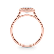 14K Rose Gold 1 ct tw Solitaire Diamond Engagement Ring