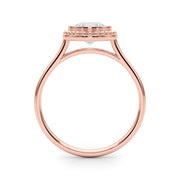 14K Rose Gold 1 ct tw Solitaire Diamond Engagement Ring