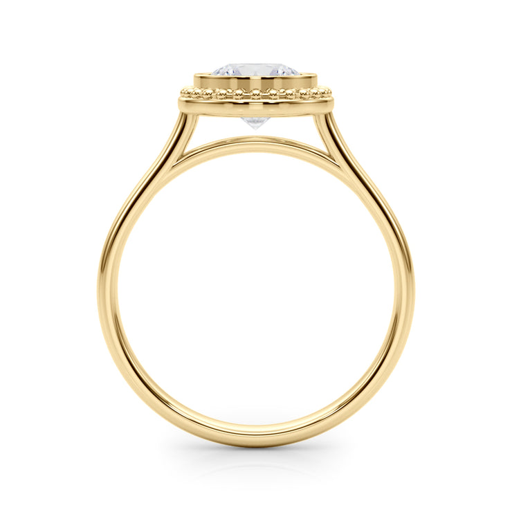 18K Yellow Gold 1 ct tw Solitaire Diamond Engagement Ring