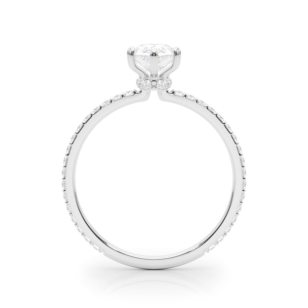 Halo Diamond Engagement Ring
