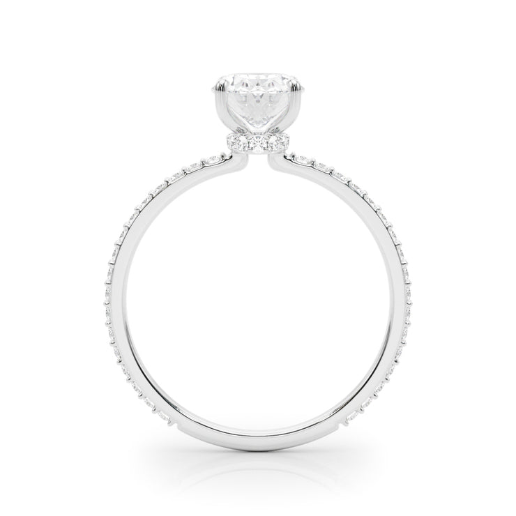 Halo Diamond Engagement Ring