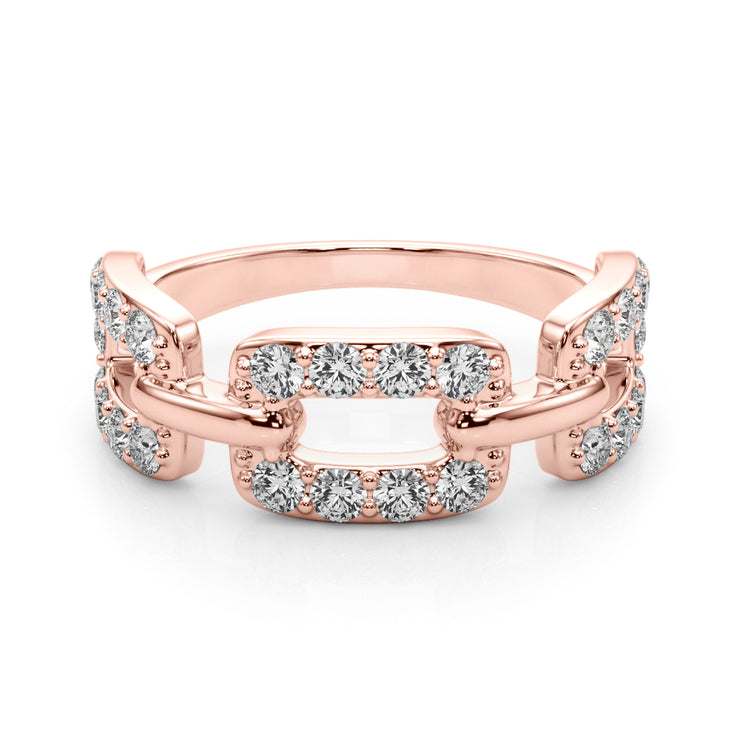 14K Rose Gold 3/4 ct tw New Style Diamond Ring