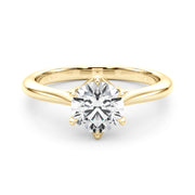 14K Yellow Gold 1 ct tw Solitaire Diamond Engagement Ring