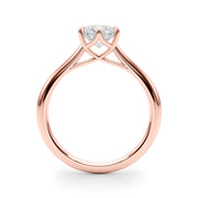 18K Rose Gold 1 ct tw Solitaire Diamond Engagement Ring