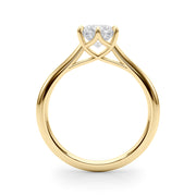 18K Yellow Gold 1 ct tw Solitaire Diamond Engagement Ring