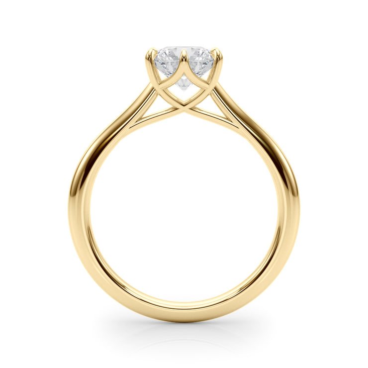 18K Yellow Gold 1 ct tw Solitaire Diamond Engagement Ring
