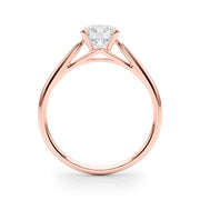 14K Rose Gold 1 ct tw Solitaire Diamond Engagement Ring