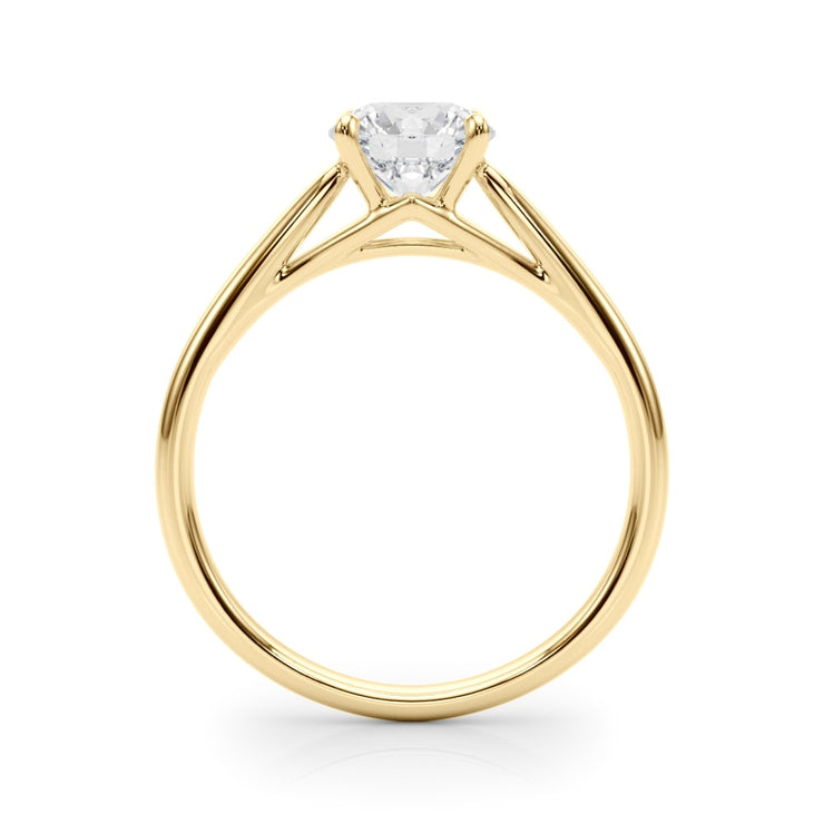 18K Yellow Gold 1 ct tw Solitaire Diamond Engagement Ring