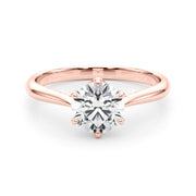 14K Rose Gold 1 ct tw Solitaire Diamond Engagement Ring