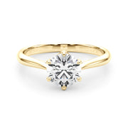 18K Yellow Gold 1 ct tw Solitaire Diamond Engagement Ring